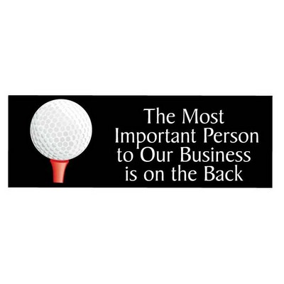 Golf Ball & Tee Panoramic Photo Hand Mirror (1 5/8"x4 5/8")