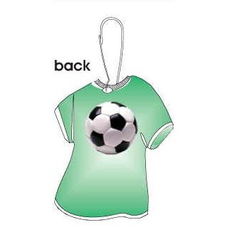 Soccer Ball T-Shirt Zipper Pull