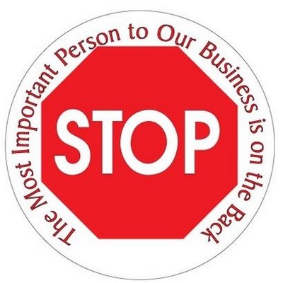 Stop Sign Photo Hand Mirror (2½" Diameter)