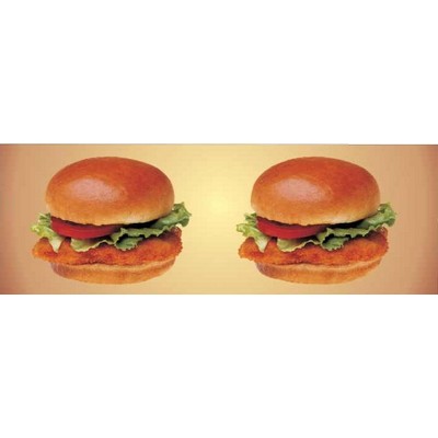 Chicken Sandwich Panoramic Metal Photo Magnet