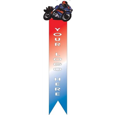 Import Motorcycle Bookmark w/ Black Back