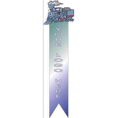 Steam Engine Bookmark w/ Black Back