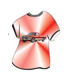 Red Pick Up Truck T-Shirt Lapel Pin