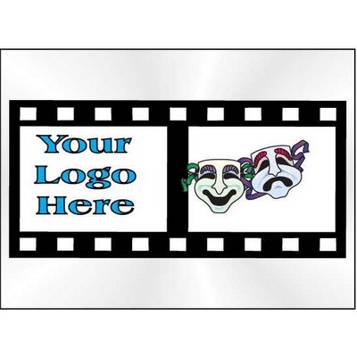 Comedy & Tragedy Metal Photo Magnet (2 1/2"x3 1/2")