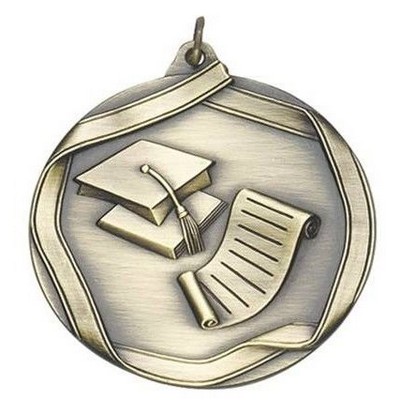Medal "Scholastic" - 2-1/4" dia. Die Cast