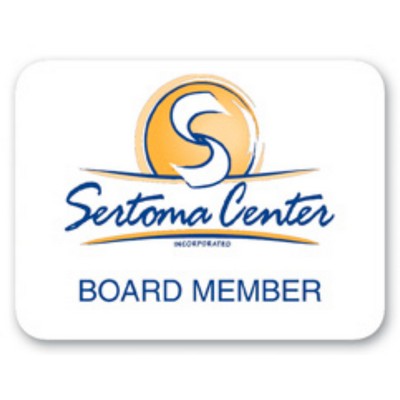 Laminated Name Badge (2.375"X3.125") Rectangle - No personalization included