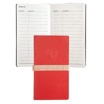 Prologue 3 1/4"W x 5 7/8"H 192 Pages Slim Pocket Journal (Red)