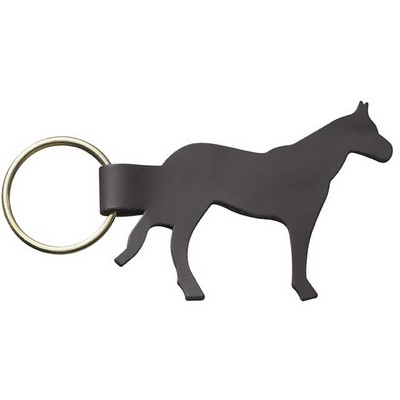 Top Grain Leather Horse Shaped Animal Collection Key Chain