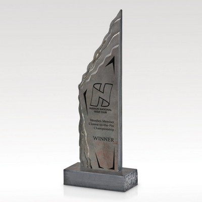 Multicolored Slate Award - Solace - Large