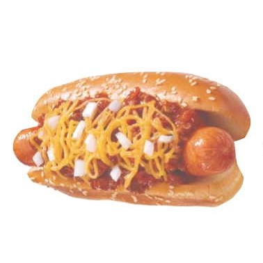 Chili Cheese Dog Promotional Magnet w/ Strip Magnet (10 Square Inch)