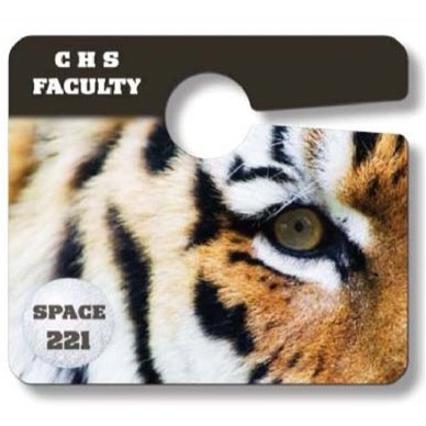Parking/Hang Tag/Door Hanger - Laminated (4" X 3.5")