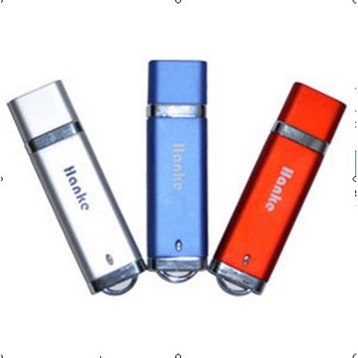 Metallic Finish Rectangle Flash Drive