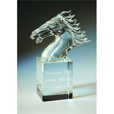 Dark Horse Optic Crystal Award (6"x 9")