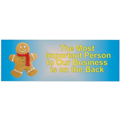 Gingerbread Man Panoramic Photo Hand Mirror (1 5/8"x4 5/8")