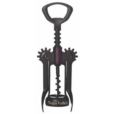 Ebony Black Wing Corkscrew w/Auger Worm