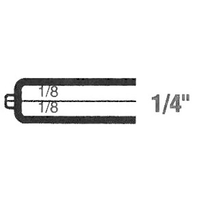 Rigid Clear Hinged Plastic Box (2"x2"x1/4")