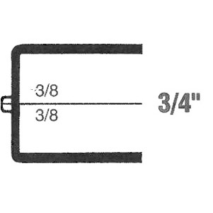 Rigid Clear Hinged Plastic Box (2"x2"x3/4")