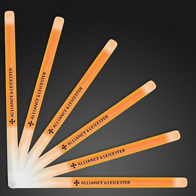 9.4" Orange Glow Stick Wands - PRINTED
