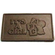 Its A Girl Chocolate Business Card