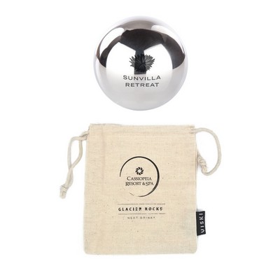 Viski® Glacier Rocks® Stainless Steel Ice Sphere