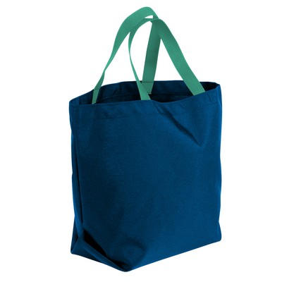 USA & Union Made 600D Poly Convention Expo Tote Bag (13"x12"x4")