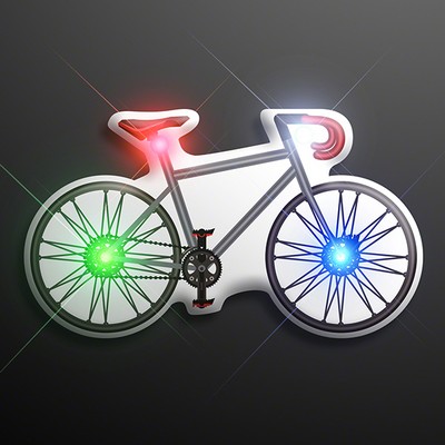 Light Up Flashing Bicycle Pins - BLANK