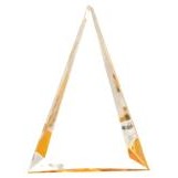Pinnacle Acrylic Award - Clear/Gold - 9"