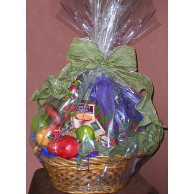 Clear Polypropylene Gift Basket Bag w/Pinch Bottom (20"x24")