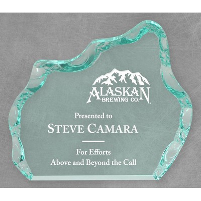 Iceberg Acrylic Award - Jade - 6-1/2"