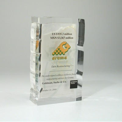 Lucite® Embedment and Entrapment Award (3 1/2" x 6" x 1 1/2")