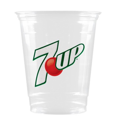 12 oz Soft Sided Clear Plastic Cup - Digital
