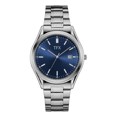 TFX Distributed by Bulova® Men's Bracelet Watch w/Blue Sunray Dial