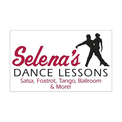 Rectangle Sticker | Square Corner | 3" x 5" | White Static | Static Back | Screen