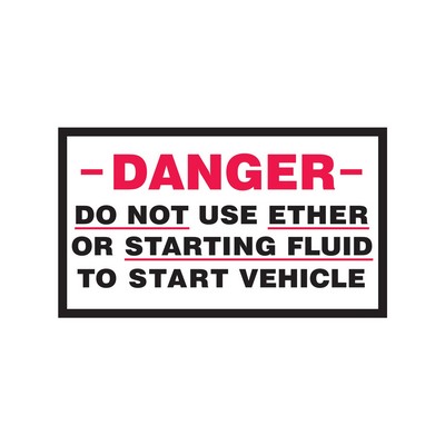 Rectangle Sticker | Square Corner | 2 3/4" x 4 3/4" | White Static | Static Back | Screen