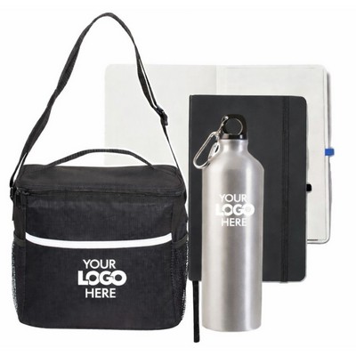 Employee Welcome Cooler, Journal & Sport Bottle Kit