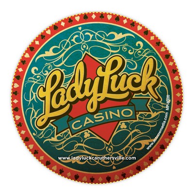 DuraTrac Matte Plus™ Hard Surface Mouse Pad w/Heavy-Duty Rubber Backing (8"x1/8") Round