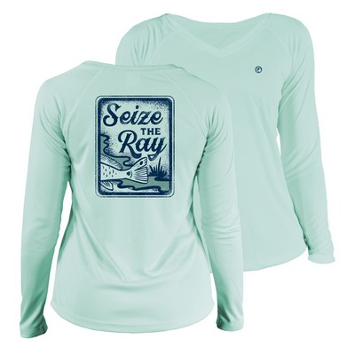 Women's Solar Long Sleeve V-Neck Shirt