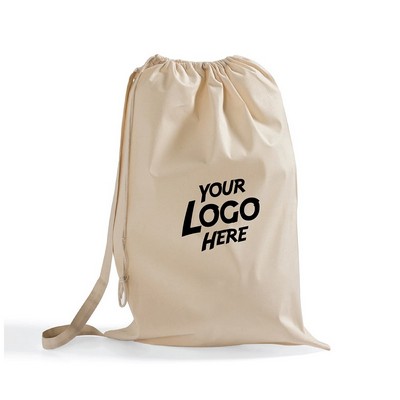 Light Canvas Laundry Bags - Overseas - Natural