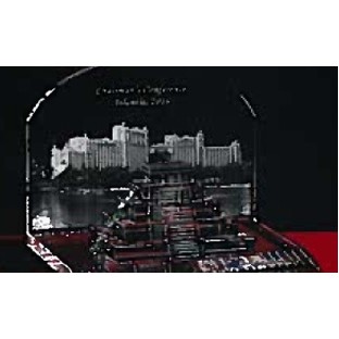 Crystal Atlantis Beachscape Award w/Crystal Maya Paramid