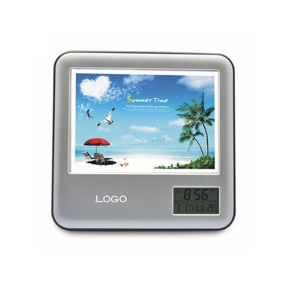 Plastic Pen Holder with Photo Frame