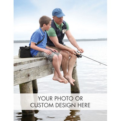 Value Size Vertical Flat Custom Greeting Card