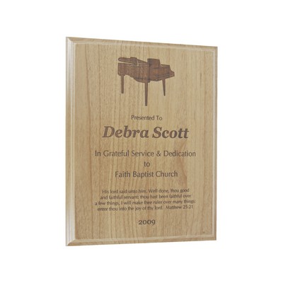 All American Red Alder Plaque (5"x7")