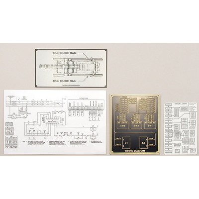 Scales & Schematics Plates - CUSTOM