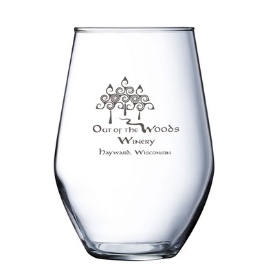 19 Oz. Concerto Stemless Wine Glass