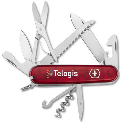 Swiss Army® Translucent Ruby Red Huntsman Knife