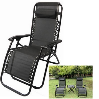 High quality folding steel sling deck chair