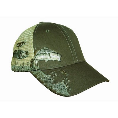 Camouflage Wildlife-Bass Mesh Cap