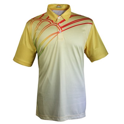 Gradient Full Sublimation Polo Shirt