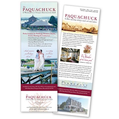 Promo Card PLUS, 4/4 with Tear-Off Business Card