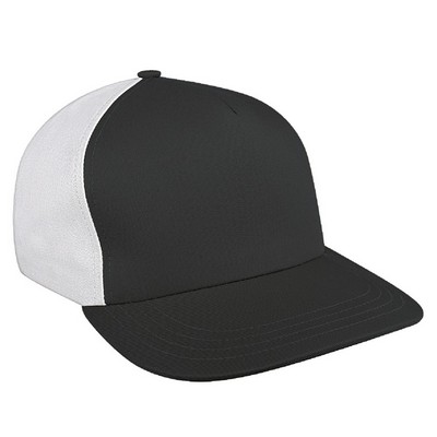 Solid Color Twill Snapback Skate Hat